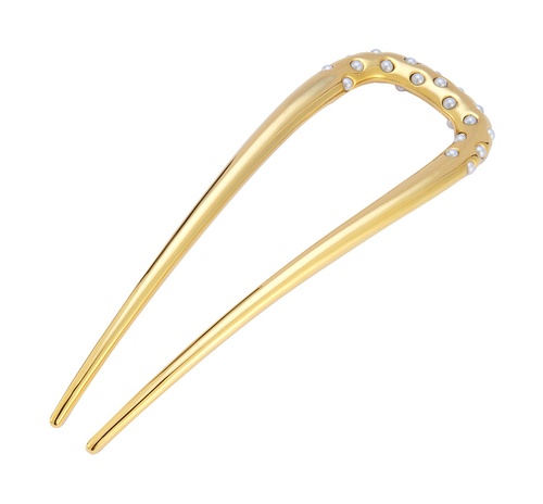 Deborah Pagani Smal Pearl DP Pin Goud