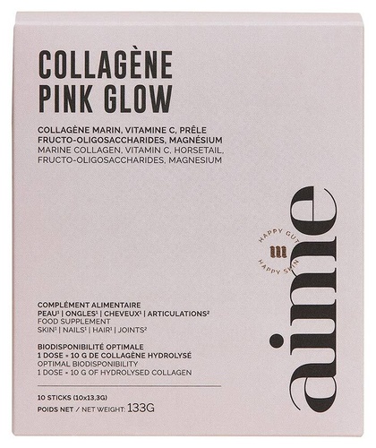 Aime Pink Glow Collagen 10 أعواد