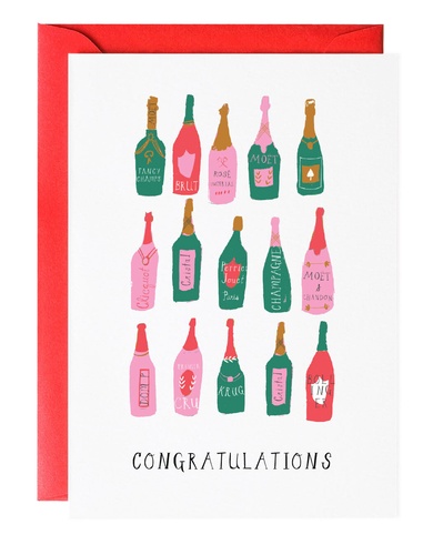 Pop the Bubbly - Greeting Card