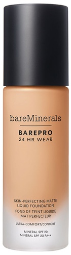 bareMinerals BAREPRO 24HR Wear Skin-Perfecting Matte Liquid Foundation Mineral SPF 20 Light 28 Neutral