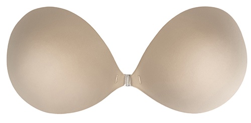 NOOD Push Up Adhesive & Reusable Backless, Strapless Bra No.3 Buff / B