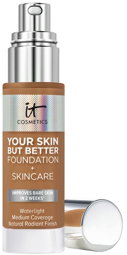 IT Cosmetics Your Skin But Better Foundation + Skincare Bronzeado Quente 44