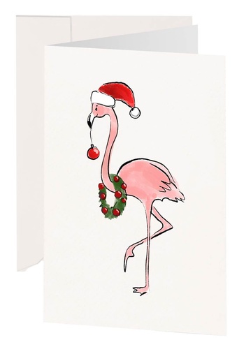 Kera Till Greeting Card Flamingo