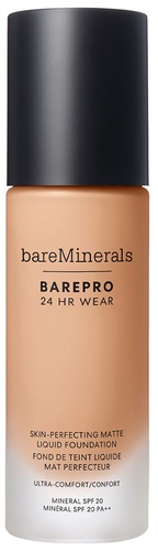 bareMinerals BAREPRO 24HR Wear Skin-Perfecting Matte Liquid Foundation Mineral SPF 20 Med. 32 Cool