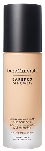 bareMinerals BAREPRO 24HR Wear Skin-Perfecting Matte Liquid Foundation Mineral SPF 20 Fair 10 Warm