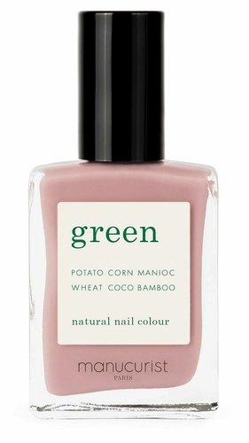 Green Nail Lacquer Pink Satin