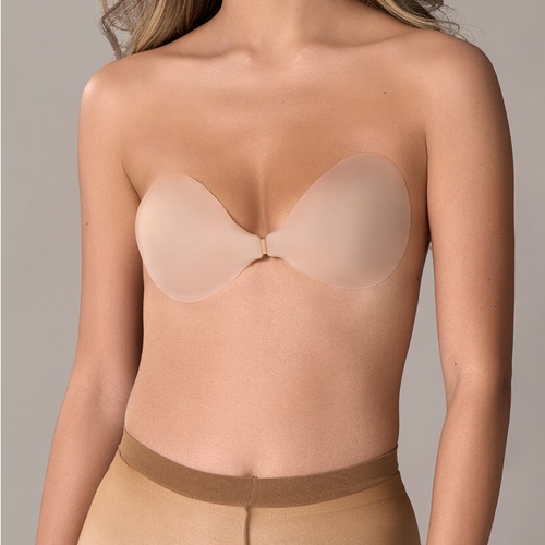 Adhesive Bra Push Up Strapless Invisible Sticky Bra Reusable Backless  Silicone Bra for Women, Cream : : Clothing, Shoes & Accessories