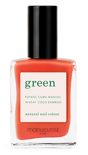 Green Nail Lacquer Coral Reef