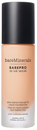 bareMinerals BAREPRO 24HR Wear Skin-Perfecting Matte Liquid Foundation Mineral SPF 20 Fair 17 Neutral