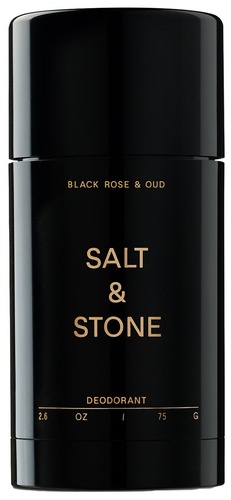 SALT & STONE Natural Deodorant الورد الأسود والعود