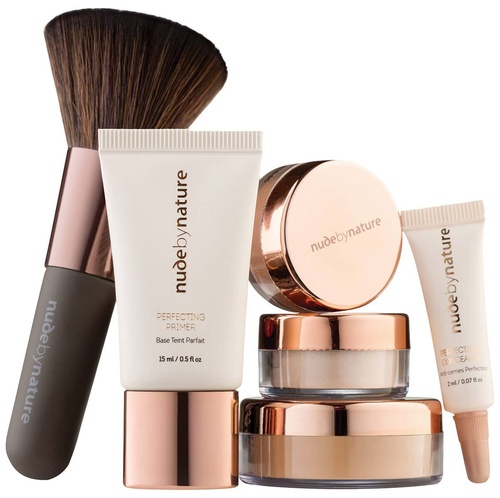 Nude By Nature Complexion Essentials Starter Kit N4 بيج حريري N4