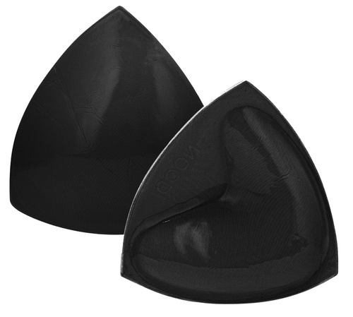 NOOD Double Up Triangle Adhesive Volume Push-Up Pads Black Onyx / A