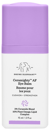  Drunk Elephant Ceramighty AF Eye Balm – Soothing, Strengthening  Under Eye Cream, .5 Fl Oz, 1 : Beauty & Personal Care