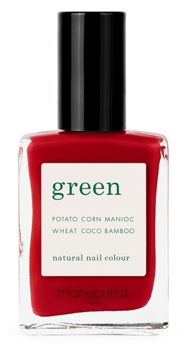 Green Nail Lacquer Red Cherry