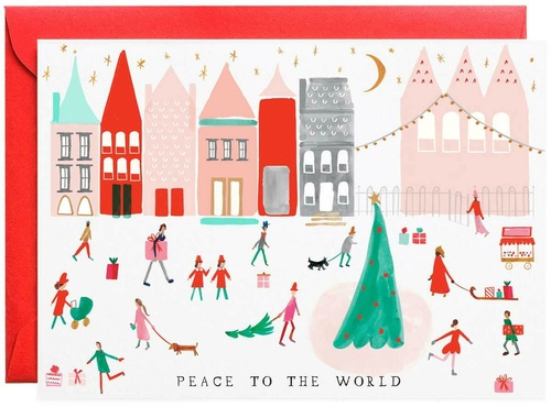 Peace to the Whole World Greeting Card