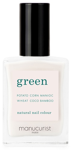 Green Nail Lacquer MILKY WHITE