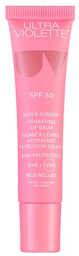 ULTRA VIOLETTE Sheen Screen Hydrating Lip Balm SPF 50 Les pierres précieuses