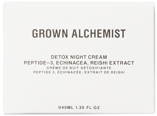 GROWN ALCHEMIST Detox Night Cream: NICHE kaufen Extract online Echinacea, BEAUTY Peptide-3 | Reishi »