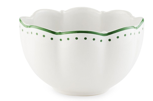 AQUAZZURA CASA TUTTI FRUTTI SOUP BOWL أحمر وأبيض