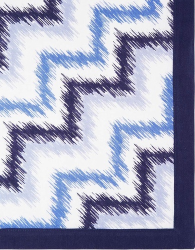 AQUAZZURA CASA GOA NAPKIN - BLUE AND WHITE