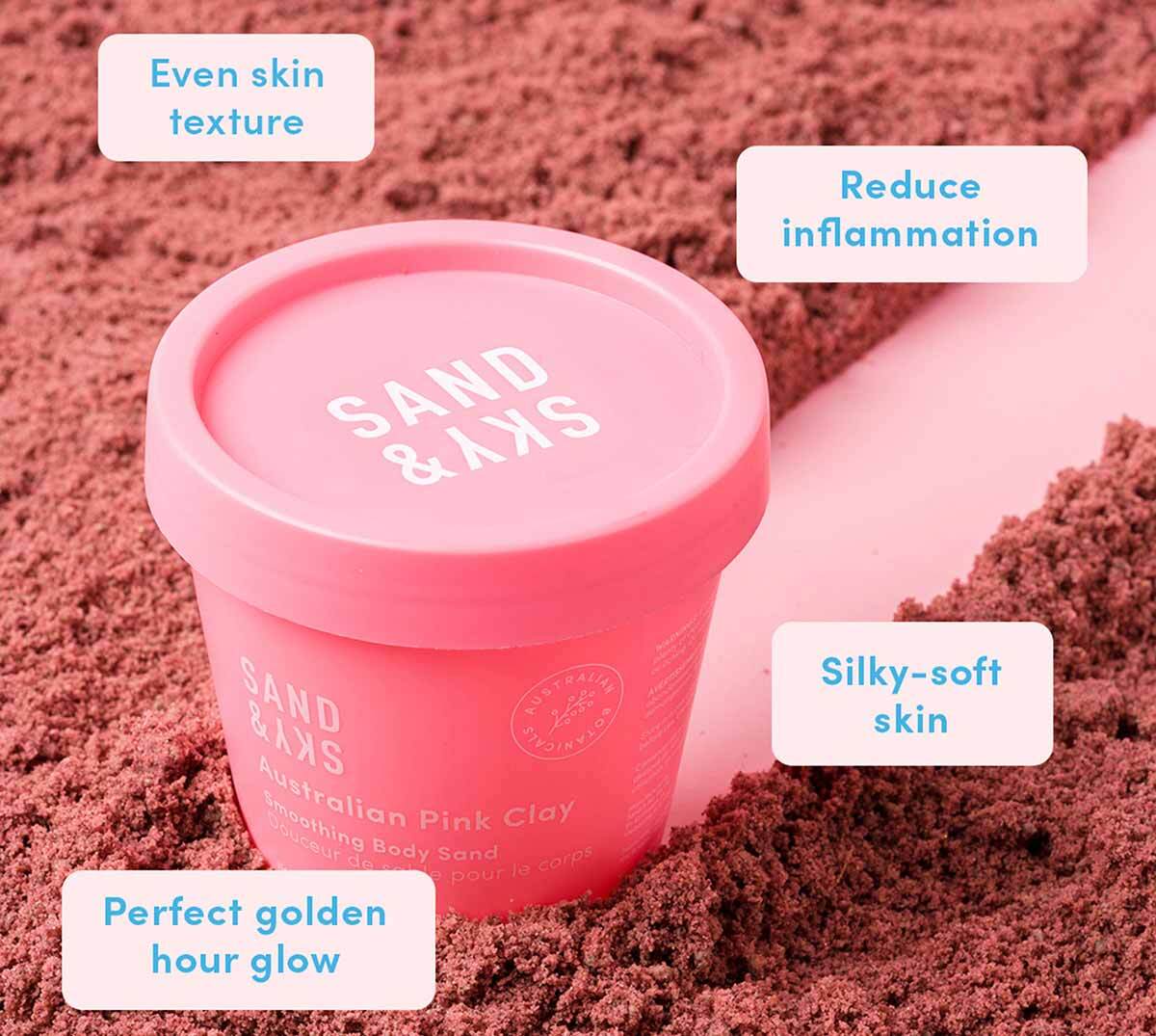 Sand And Sky Australian Pink Clay Smoothing Body Sand Buy Online