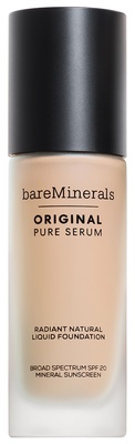 bareMinerals Original Pure Serum Radiant Natural Liquid Foundation SPF 20 دفء عميق 5