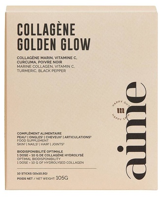 Aime Golden Glow collagen 10 pałeczek