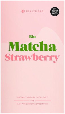 Health Bar Matcha Schokolade strawberry