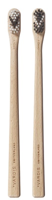 vVARDIS Enamel Caressing Wood Toothbrush Set sbiancante