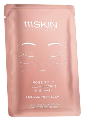 111 Skin Rose Gold Illuminating Eye Mask Single Transparent