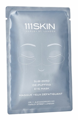 111 Skin Sub Zero De-puffing Eye Mask 8 x 6ml