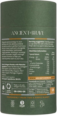 Ancient + Brave Matcha + Collagen 150 g