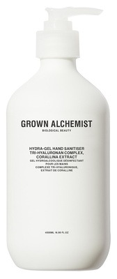 Grown Alchemist Hydra-Gel Hand Sanitiser: Tri- Hyaluronan Complex & Corallina Extract 50 ml