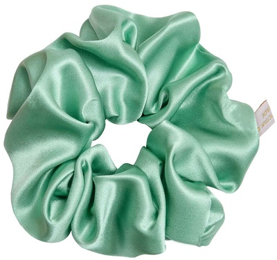 Holistic Silk Pure Mulberry Silk Scrunchie Argent