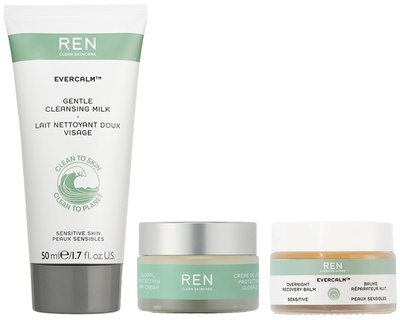 Ren Clean Skincare Sensitive Skin Heroes Starter Kit