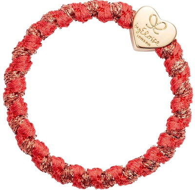 By Eloise Woven Gold Heart Savannah Red