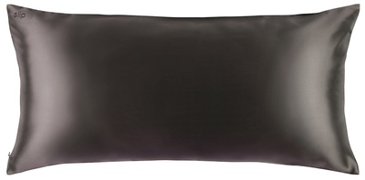 Slip Pure Silk Euro Half Pillowcase Charcoal