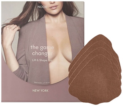 Nood, Intimates & Sleepwear, Nood Game Changer Lift Shape Adhesive Bra  Size 4 Brown New