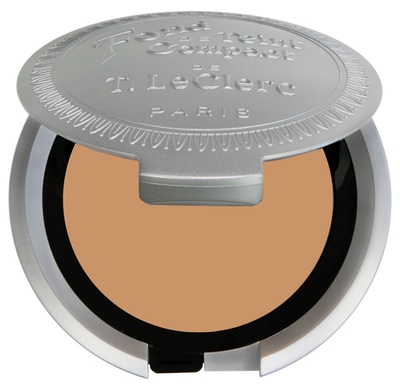 T.LeClerc POWDERY COMPACT FOUNDATION 01 CADEIRA POUDRÉ