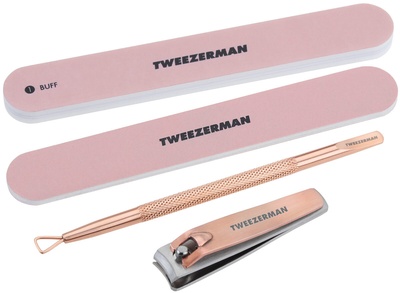 Tweezerman Manicure Kit -  Rose Gold