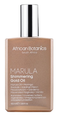 African Botanics Marula Shimmering Gold Oil