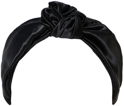 Slip Pure Silk Knot Headband Black