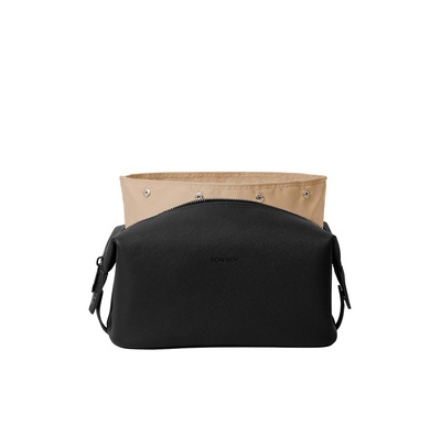 Bon Voy Staycation Cosmetic Bag Small Black/Beige