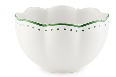 AQUAZZURA CASA TUTTI FRUTTI SOUP BOWL YELLOW AND WHITE