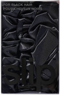 Slip Pure Silk Back to Basics Scrunchie Set Nero