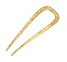 Deborah Pagani Small Hammered DP Pin Gold