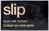 Slip Pure Silk Turban Noir