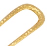 Deborah Pagani Large Hammered DP Pin الذهب