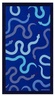 Jonathan Adler EDEN BEACH TOWEL - BLUE