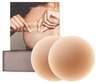 NOOD Grippies No-Show NON-Adhesive, Reusable Round Nipple Covers No.3 Buff / 3in.